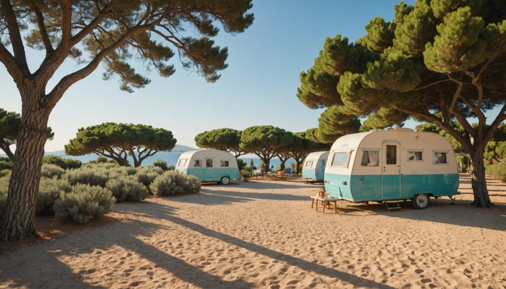 Sejour en camping en region paca en bord de mer